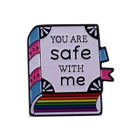 Safe With Me Pin